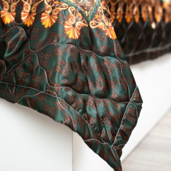 Покрывало ультрастеп 175х200 (+/-5 см) шёлк (100 % полиэстер) "Золото Саванны"